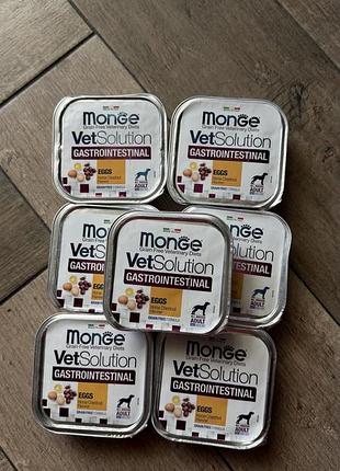 Monge vetsolution gastrointestinal для собак гастро паштет корм