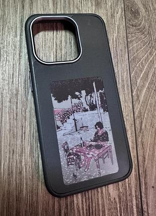Чохол для iphone 15 pro з e-ink екраном (nfc) — змінюй картинку щодня!