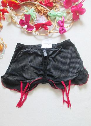 Пояс стринги для чулок в полоску ann summers 🌺💜🌺 7