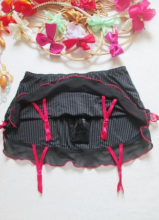 Пояс стринги для чулок в полоску ann summers 🌺💜🌺 4