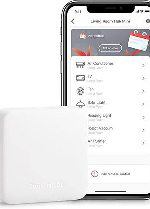 Мини-пульт дистанционного управления для умного дома switchbot hub mini w0202200 хаб для умного дома