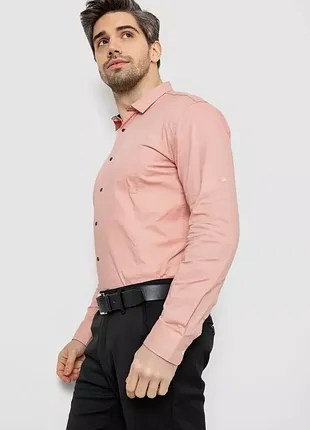Рубашка мужская однотонная. 186r2066 3