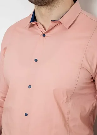 Рубашка мужская однотонная. 186r2066 5