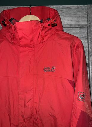 Куртка вітровка мембранна jack wolfskin чоловіча l розмір трекінгова штормовка лижна