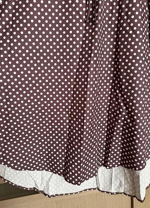 🥰 подовжена блуза у горох 5xl 6