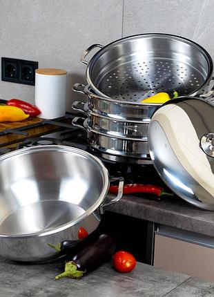 Мантоварка arian 6 пред. 30 см mantı pot