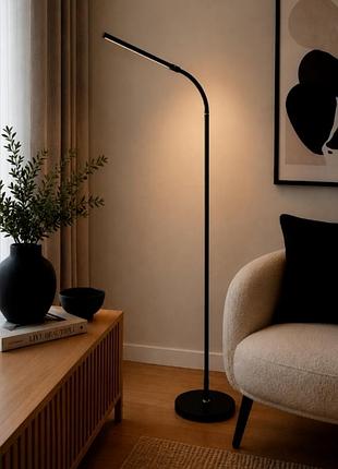 Торшер valeso sm-0059 bk, чорний, led