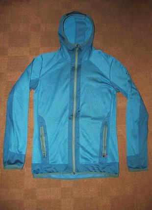 Кофта фліс-вафелька vaude з капюшоном, розмір s-m