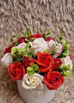 🌹 букет з мильних троянд 🌹