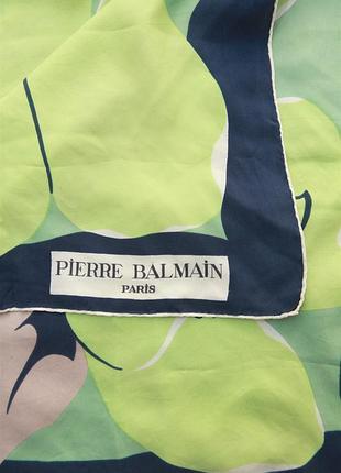 Винтажный шелковый платокpierre balmain 6