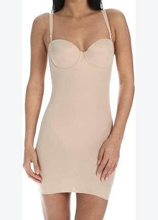 Шикарна сукня плаття грація утяжка корекція фігури бежевий m&s 34d