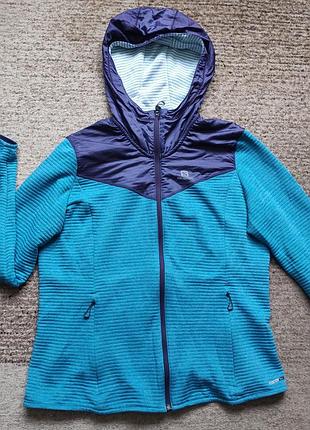 Спортивна кофта salomon elevate fz midlayer xl фліска