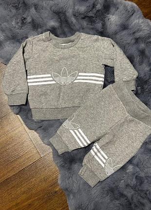Детский утеплённый костюм adidas originals