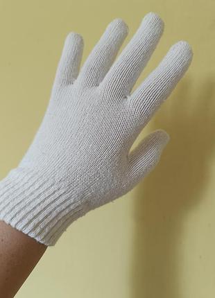 Рукавички білі sinsay