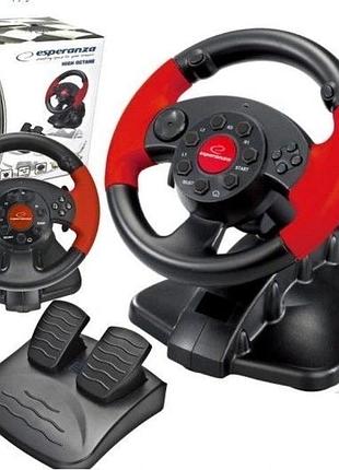 Ігрові приставки esperanza провідний руль usb pc/ps3/ps2