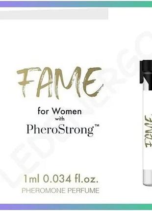 Духи fame phero strong для женщин 1 мл с феромонами аромат для повседневного использования женский пар sku_tanga_vendorcode_для
