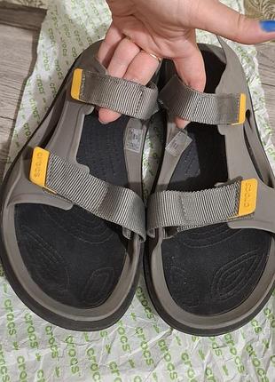 Мужские сандалии crocs jibbitz swiftwater molded expedition sandal,р.м10/43 -28 см