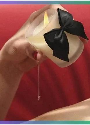 Свеча для массажа и поцелуев bijoux indiscrets с соленой карамелью ароматическая свеча для романтики sku_tanga_vendorcode_для