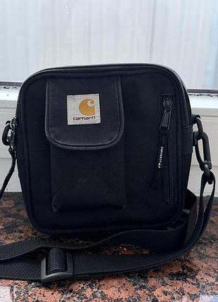 Carhartt wip сумка через плечо. барсетка чёрная