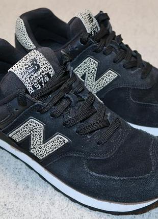 Шкіряні кросівки new balance 574 оригінал — 40 розмір