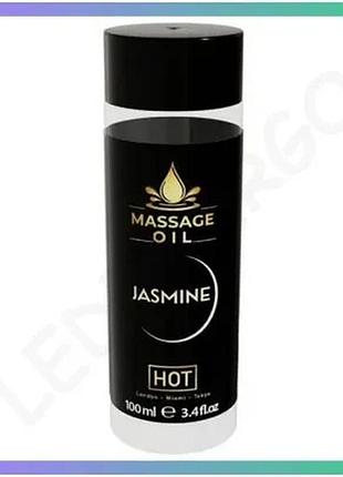 Массажное масло hot massage oil jasmin 100 мл с ароматом жасмина для массажа и релаксации sku_tanga_vendorcode_для полнолетних