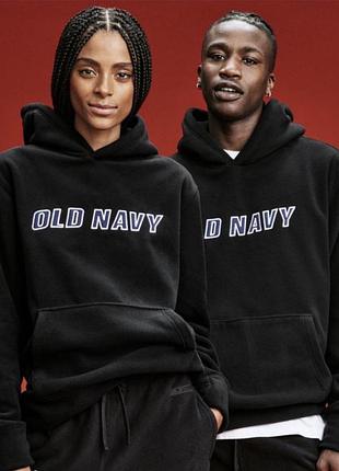 Чоловіче нове худі old navy флісове чорне розмір l (повномірне як xl)