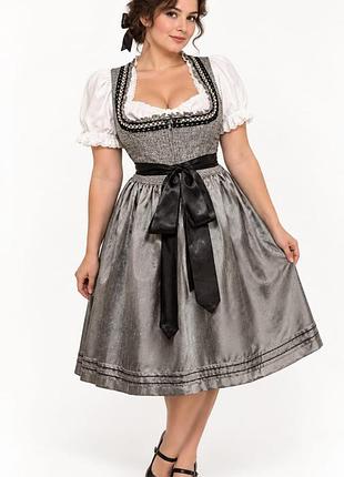 Платье-дирндль с фартуком, винтаж+ 🎁 сумочка-кошелек.