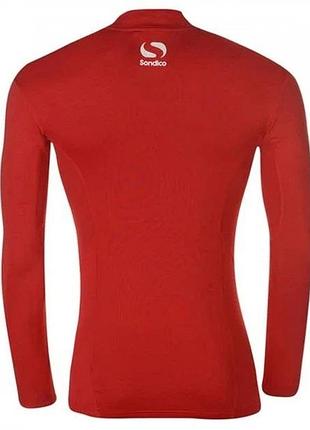 Термо-лонгслів рашгард sondico base mock neck red 3