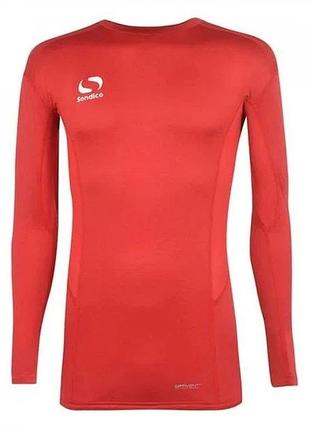 Термо-лонгслів рашгард sondico base mock neck red 2