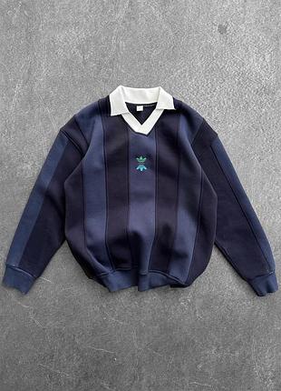 Кофта чоловіча adidas бавовна синя