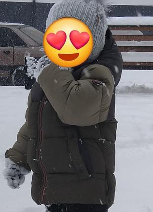 Тепла зимова куртка для хлопчика