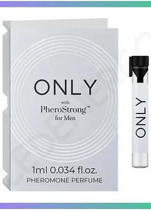 Парфюмы only with pherostrong для мужчин с феромонами 1 мл духи для привлечения женщин sku_tanga_vendorcode_для полнолетних