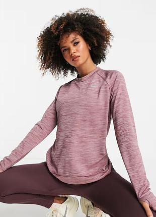 Кофта жіноча nike для бігу, бузкова, розмір m