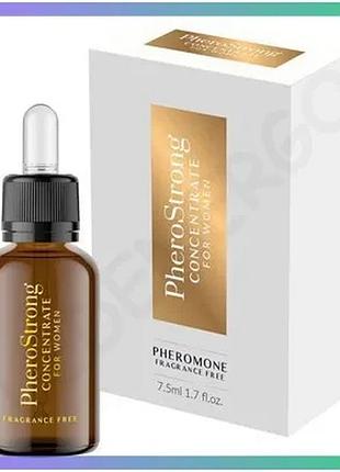 Концентрат феромонів для жінок pherostrong concentrate 7.5 мл сексуальна приманка для привабливості ар sku_tanga_vendorcode_для