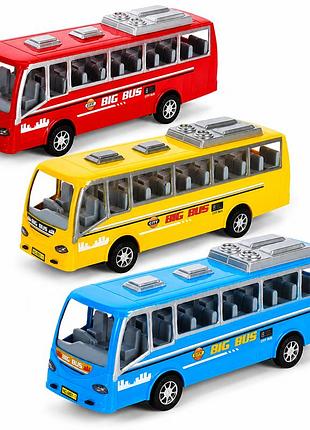 Інерційний автобус city bus big bus міський дитячий транспорт іграшка 24 см