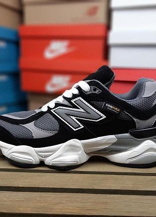 Кросівки утеплені жіночі new balance 9060 cordura termo black grey