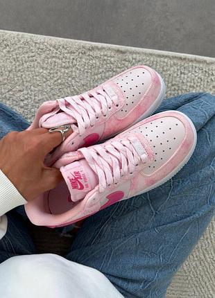 Air force 1 low "pink denim" 8