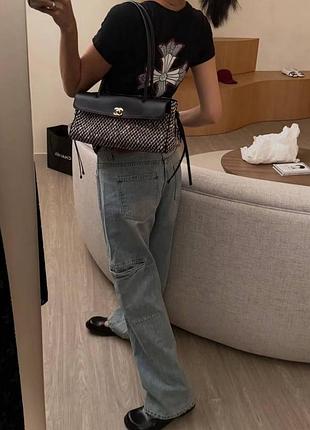 Сумка chanel east west panda