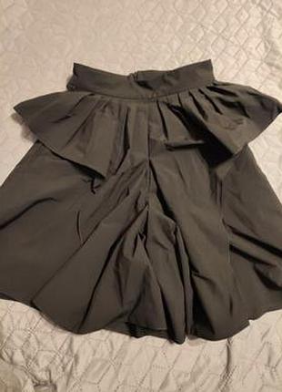 Міні-спідниця жіноча max mara sportmax чорна поліамід