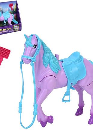 Лошадка единорог fantasy horse farm 18 см со звуком и подвижными элементами
