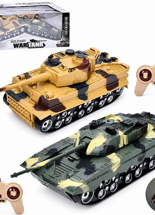 Набор радиоуправляемых танков 1:32 tiger i и type 99 со звуком и светом