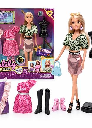 Лялька anlily fashion designer 29 см з одягом, манекеном та аксесуарами 3+