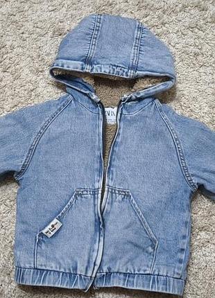 Дитяча джинсова куртка zara