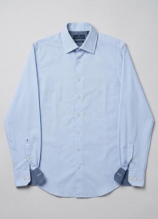 Чоловіча сорочка tommy hilfiger tailored fitted 100% бавовна р. 38 (15")