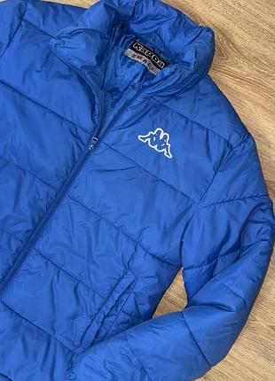 Чоловіча куртка kappa,розмір l xl,синього кольору,осінь-зима
