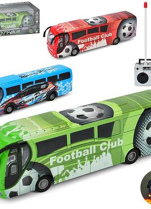 Автобус на радиоуправлении vp toys 17 см со светом резиновыми колесами для детей