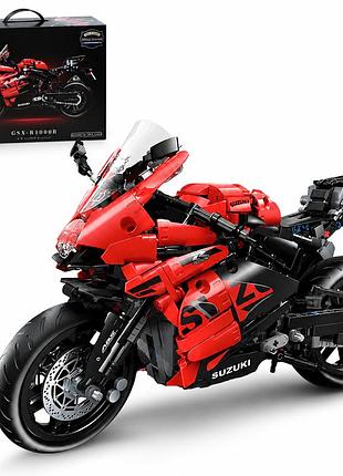 Конструктор мотоцикл спортивний 1:6, 1245 деталей, рухомі елементи, 8+