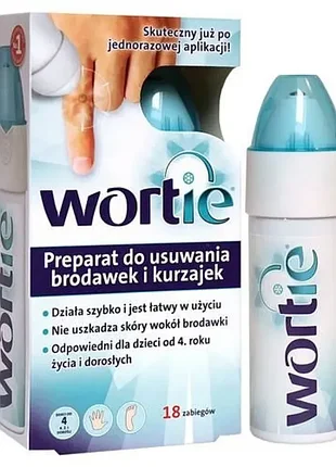 Ворти wortie средство для удаления бородавок методом креотерапии 18 применений - для детей от 4 лет и взрослых