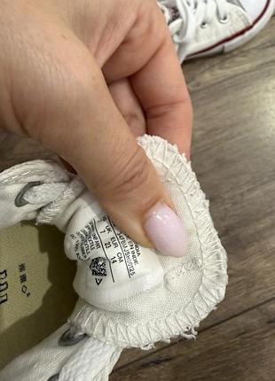 Кеди для дітей converse білі 3