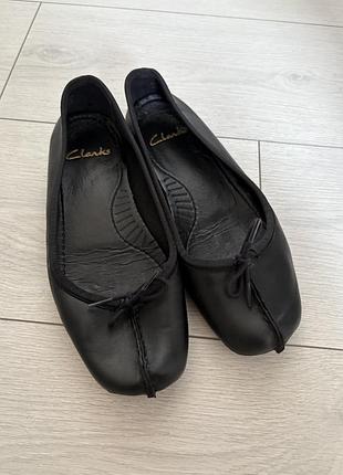 Балетки жіночі clark’s чорні